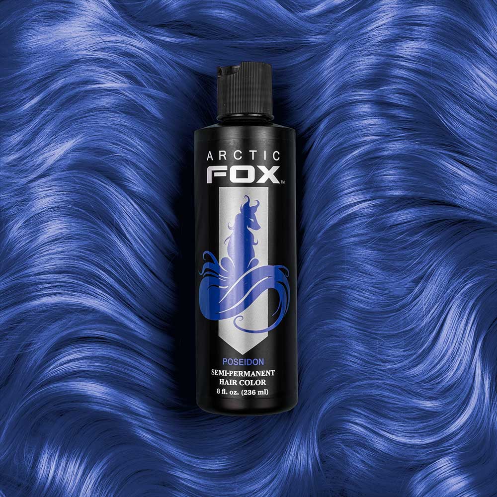 Poseidon, semi permanente haarverf blauw